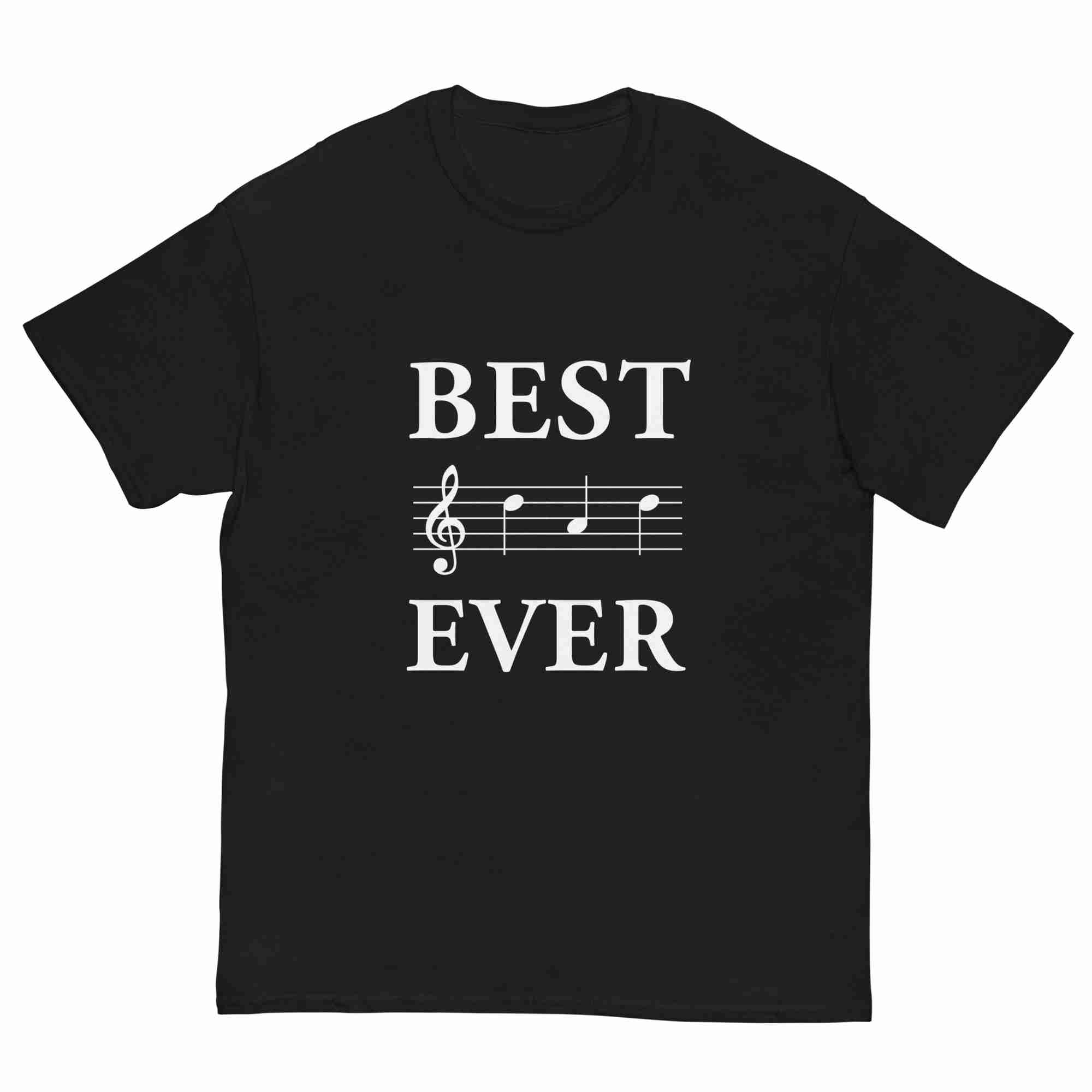 Best Dad Ever Music Notes T-Shirt