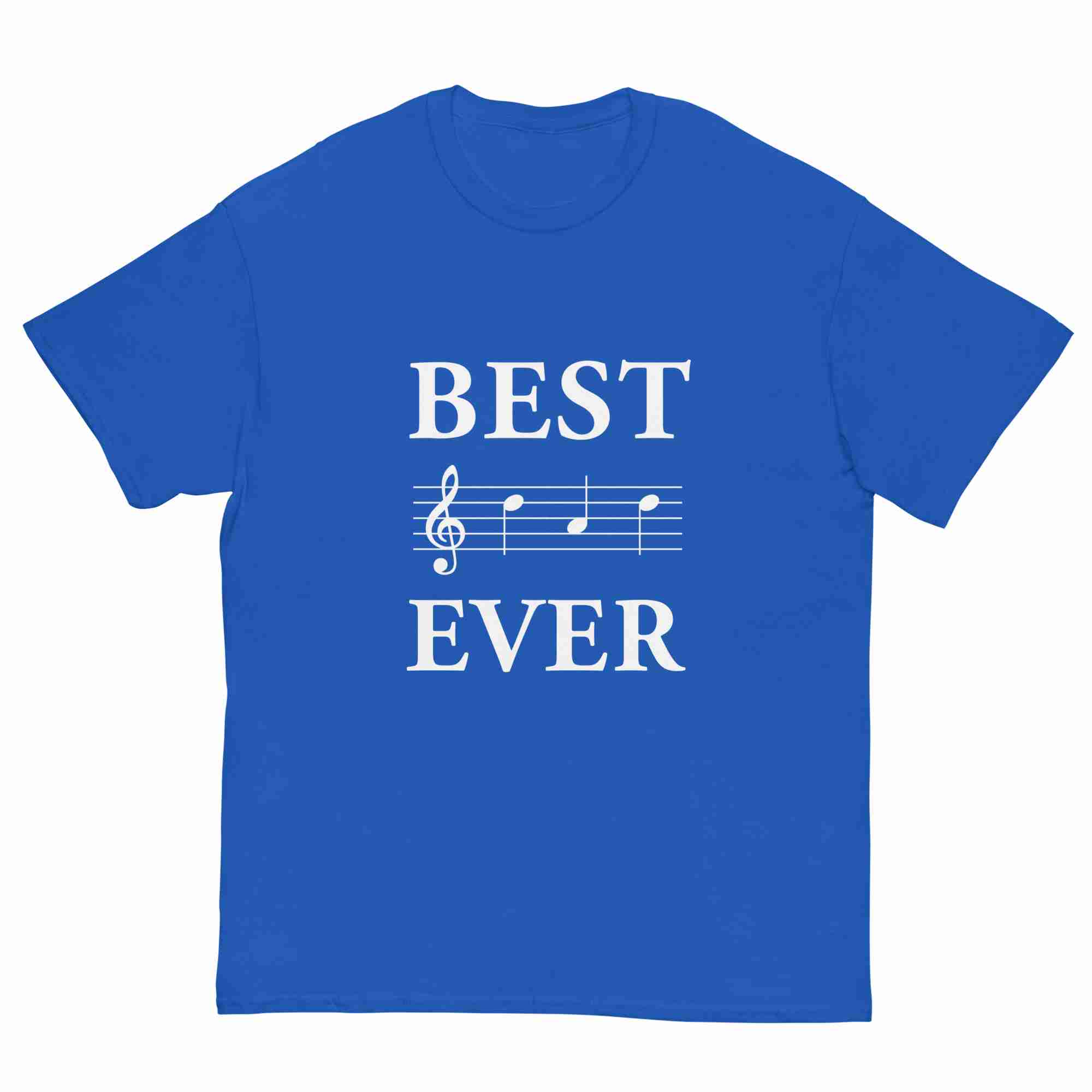 Best Dad Ever Music Notes T-Shirt - Image 4