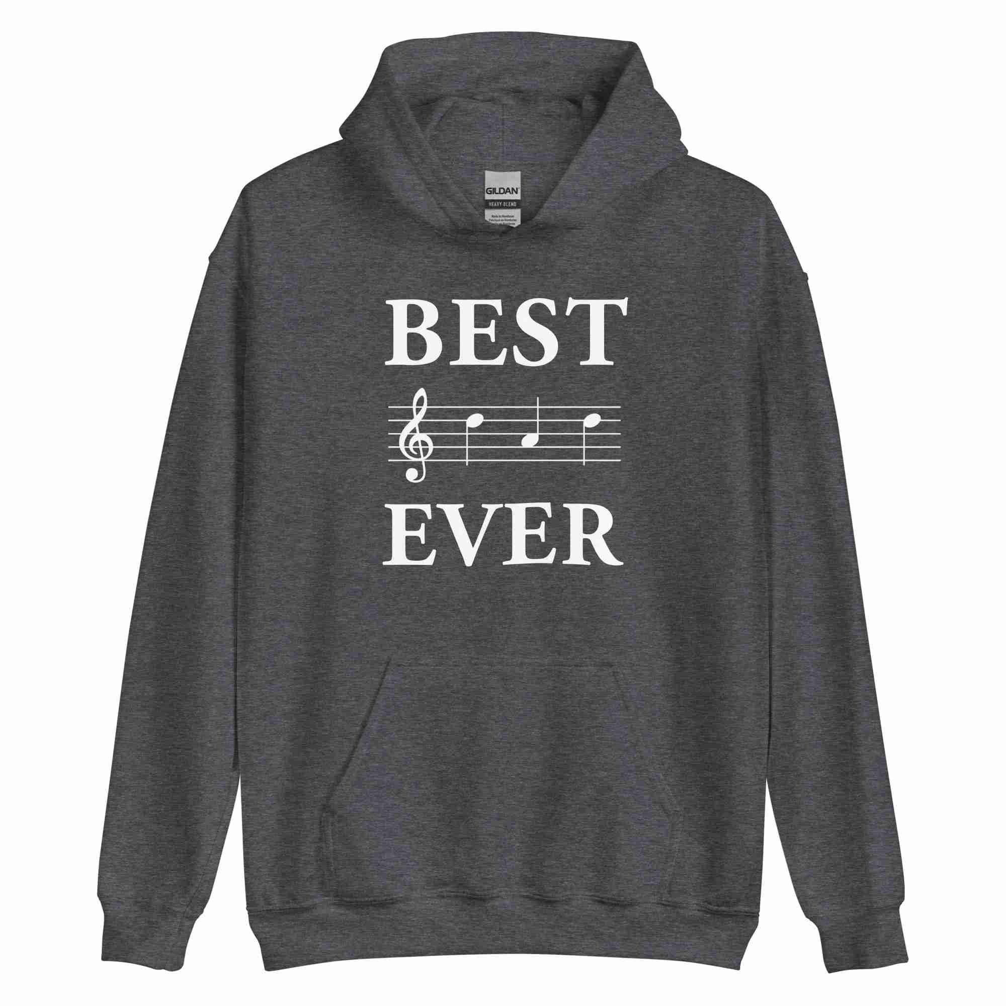 Best Dad Ever Music Notes Hoodie - Image 3
