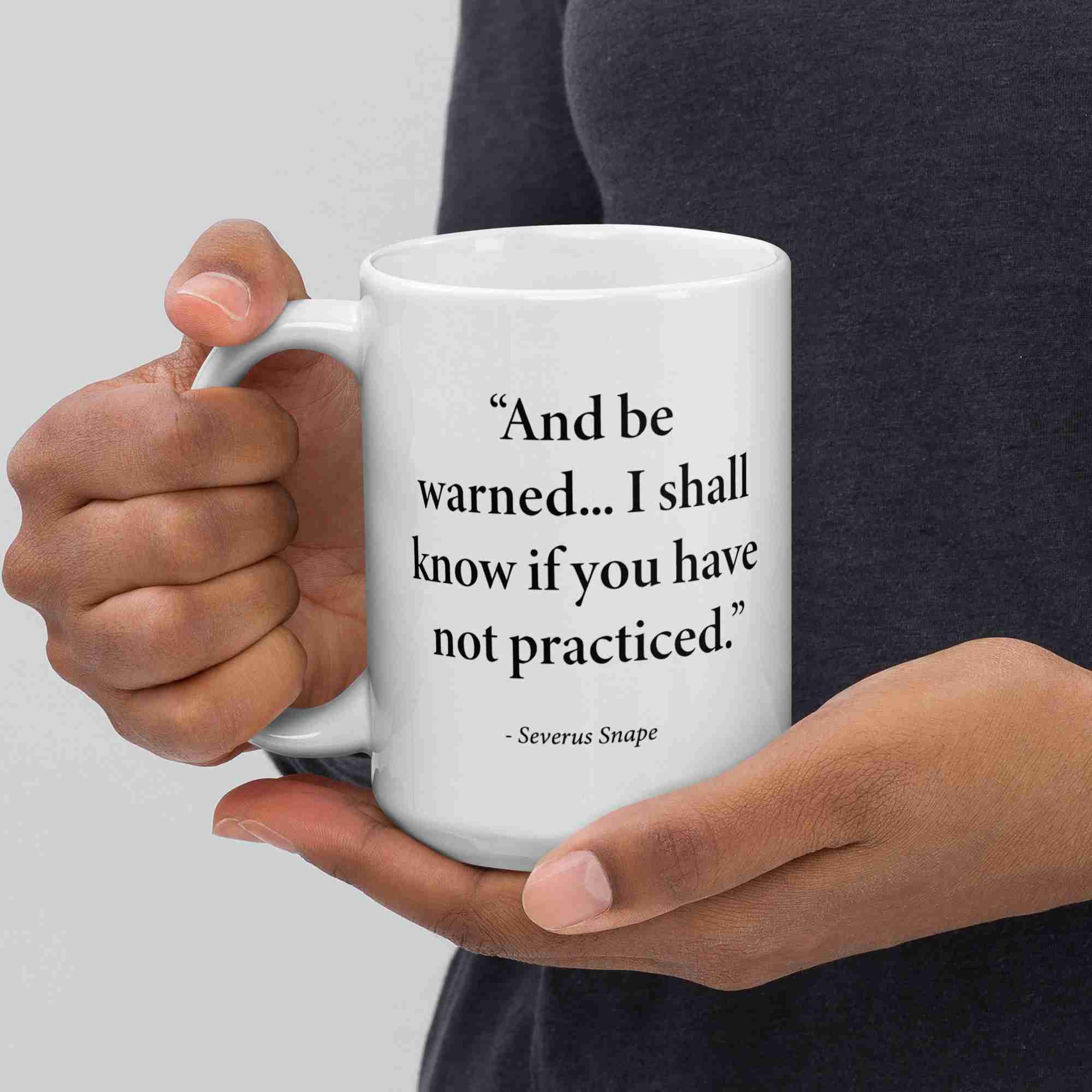 Snape Practicing Quote Mug - Image 5