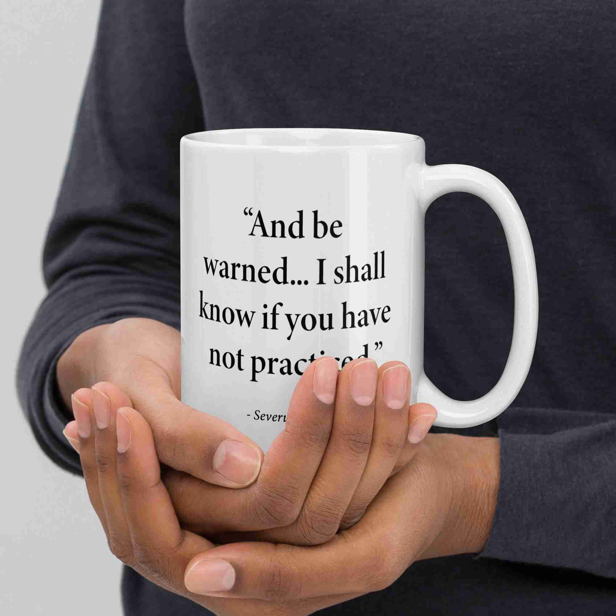 Snape Practicing Quote Mug - Image 4
